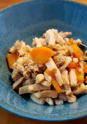 ツナと細切り高野豆腐の炒り煮♪-レシピのメイン写真