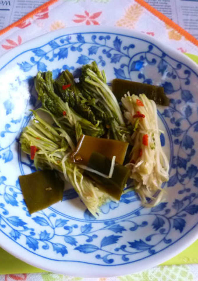 水菜の本格漬けのタパス-レシピのメイン写真