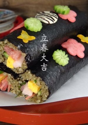 恵方巻き　減量中　酢飯の量は微調整-レシピのメイン写真
