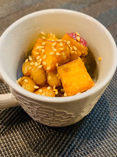 さつま芋と大豆の甘がらめ-レシピのメイン写真
