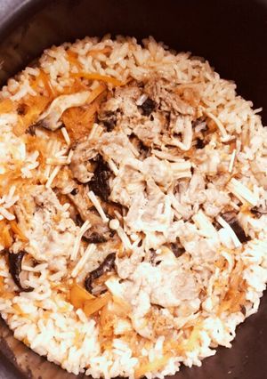 豚肉とにんじんのかやくご飯✰*。-レシピのメイン写真