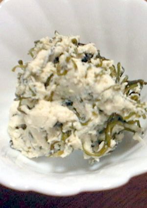 海草を豆腐で戻してそのままGo! 白和え-レシピのメイン写真