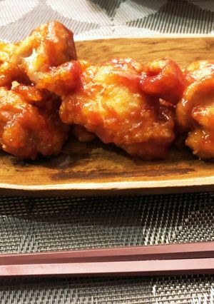 甘くて美味しい♡唐揚げのケチャップソース-レシピのメイン写真