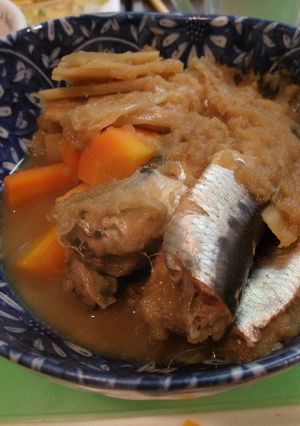 離乳食☆いわしのりんご煮-レシピのメイン写真