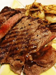 南部鉄器でステーキ-レシピのメイン写真