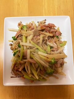 大根の皮の炒め物-レシピのメイン写真