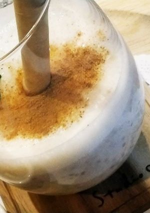 豆乳バナナのチアシードスムージー-レシピのメイン写真