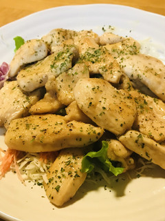 鶏むね肉の薄切り●あまからレモン炒め-レシピのメイン写真