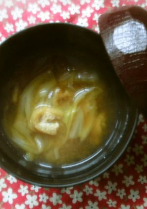 白菜のお味噌汁♪-レシピのメイン写真
