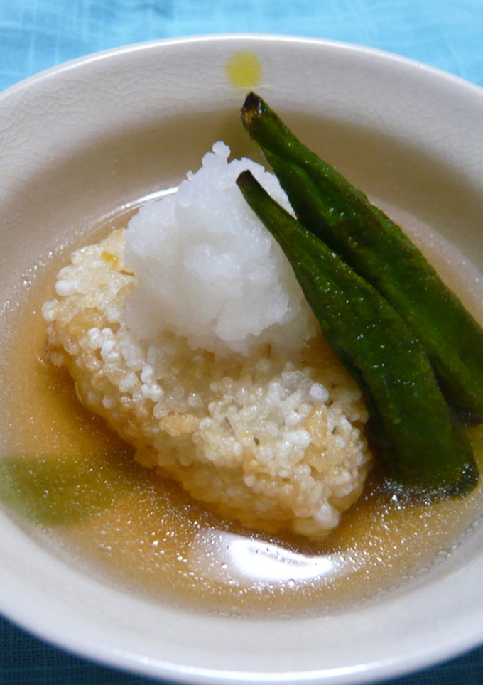 揚げおにぎり茶漬け-レシピのメイン写真