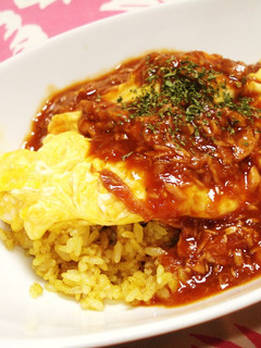 スパイシーなトロトロ卵のオムライス-レシピのメイン写真
