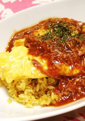 スパイシーなトロトロ卵のオムライス-レシピのメイン写真