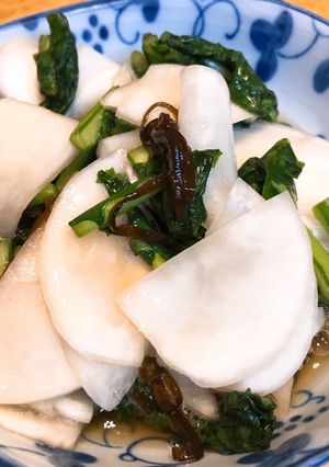 ぱっ!簡単!かぶの塩昆布漬け-レシピのメイン写真