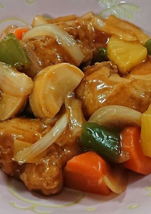 簡単！実家の味の酢鶏(酢豚)-レシピのメイン写真