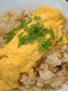 味つけご飯アレンジ☆和風オムライス-レシピのメイン写真