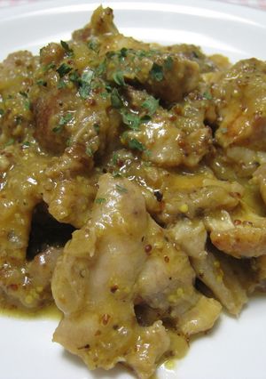 ヤッサ風鶏もも肉のレモンマスタード煮-レシピのメイン写真