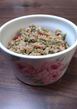 ピリ辛ピーマンひき肉そぼろ-レシピのメイン写真