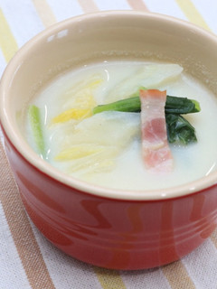白菜の豆乳スープ-レシピのメイン写真