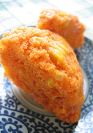 カラフル♪　野菜ジュースでピザ風蒸しパン-レシピのメイン写真