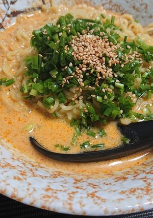 レッドカレーラーメン-レシピのメイン写真