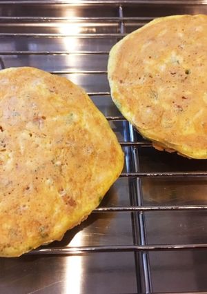 離乳食後期☆簡単 納豆パンケーキ-レシピのメイン写真