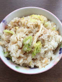 白菜の漬物で、炊き込みご飯-レシピのメイン写真