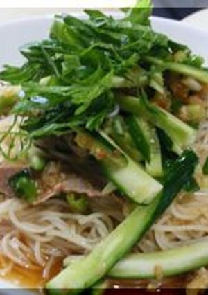 冷しゃぶそうめん♪-レシピのメイン写真