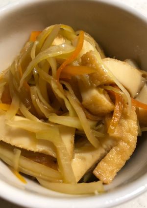 大根の皮で切り干し大根風-レシピのメイン写真