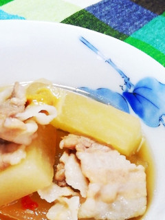 めんつゆで作る大根と豚バラの簡単煮物-レシピのメイン写真