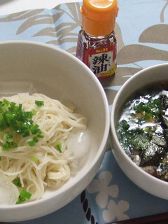 豚バラとニラダレの素麺-レシピのメイン写真