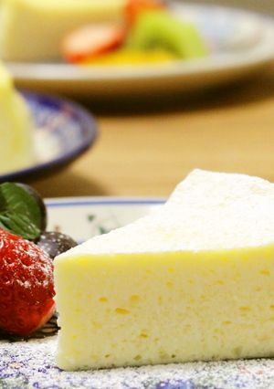 白いチーズケーキ-レシピのメイン写真