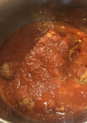 お肉のトマトソース煮込みシチリア風-レシピのメイン写真
