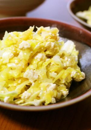キャベツとたくわんの豆腐サラダ-レシピのメイン写真