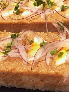 鶏そぼろの押し寿司-レシピのメイン写真
