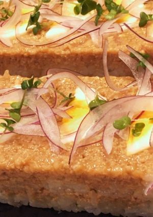 鶏そぼろの押し寿司-レシピのメイン写真