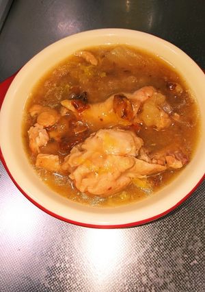 白菜と手羽先のほったらかし煮-レシピのメイン写真