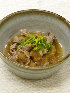 牛肉のみぞれ煮-レシピのメイン写真