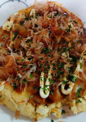 グルテンフリーのお好み焼き＊ダイエットに-レシピのメイン写真