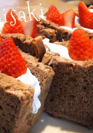 チョコチップ☆ココアシフォンケーキ☆-レシピのメイン写真