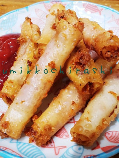 簡単ベーコンチーズの揚ワンタンスティック-レシピのメイン写真
