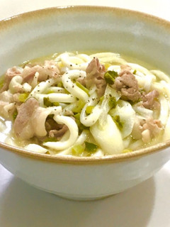 豚とネギの塩うどん-レシピのメイン写真