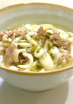 豚とネギの塩うどん-レシピのメイン写真