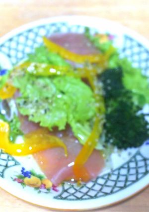 塩とオリーブオイルだけで食べるサラダ♪-レシピのメイン写真