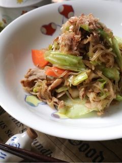 焼きうどん風☆焼きしらたき(糖質オフ)-レシピのメイン写真