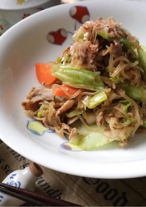 焼きうどん風☆焼きしらたき(糖質オフ)-レシピのメイン写真