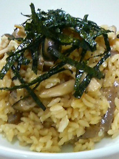 低カロリー★きのこと鶏の炊き込みご飯-レシピのメイン写真