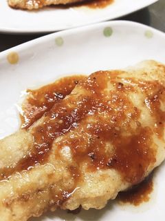 簡単!焼肉のタレで ヒラメのムニエル-レシピのメイン写真