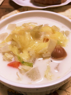 白菜のミルクスープ-レシピのメイン写真