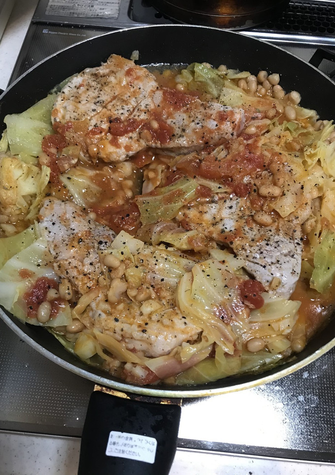 あったか、簡単。豚肉のトマト煮込み-レシピのメイン写真