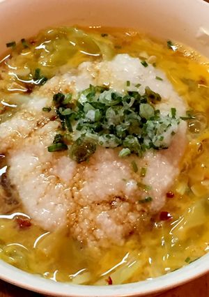 コンロ不要・キャベツととろろの炊き餃子-レシピのメイン写真